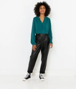 Chemisier Uni Femme En Viscose Responsable Mediterranea | Blouses, Chemisiers Camaieu Femme -Vêtements Femme Soldes chemisier uni femme en viscose responsable mediterranea blouses chemisiers camaieu femme 4