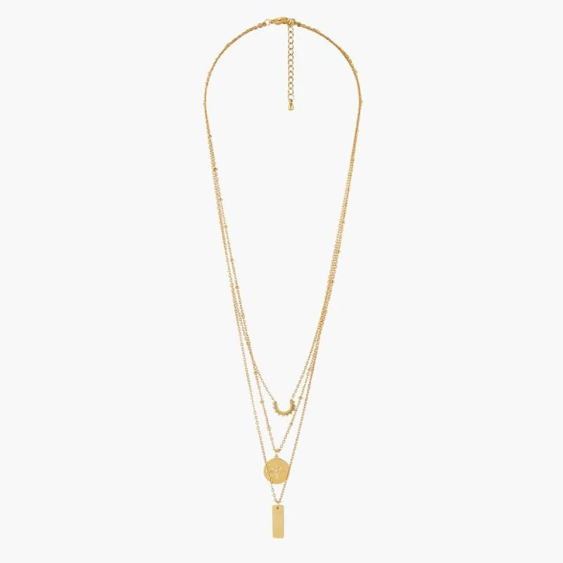 Collier Multirangs Doré | Bijoux Lollipops Femme 3 Collier Multirangs Doré | Bijoux Lollipops Femme