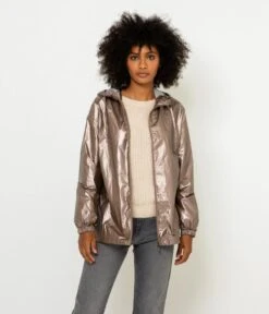 Coupe-vent Métallisé Femme Bronze | Manteaux,Doudounes Camaieu Femme -Vêtements Femme Soldes coupe vent mc3a9tallisc3a9 femme bronze manteauxdoudounes camaieu femme 6