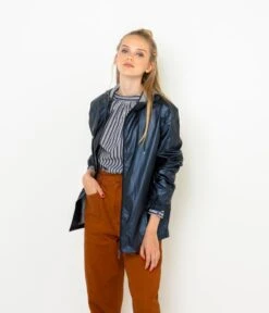 Coupe-vent Métallisé Femme Dark Navy | Manteaux,Doudounes Camaieu Femme -Vêtements Femme Soldes coupe vent mc3a9tallisc3a9 femme dark navy manteauxdoudounes camaieu femme 5