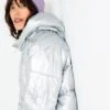 Doudoune Silver Femme Matière Recyclé Silver | Manteaux,Doudounes Camaieu Femme