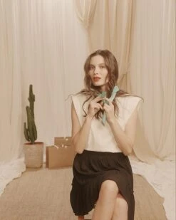 Foulard Chou Vert | Accessoires Grace & Mila Femme -Vêtements Femme Soldes foulard chou vert accessoires grace mila femme 3