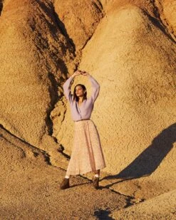 Gilet Camelia Violet | Pulls & Cardigans Grace & Mila Femme