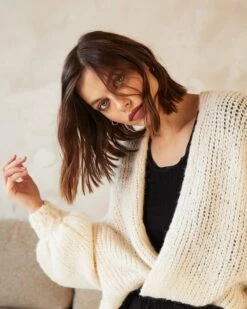 Gilet Daddy Beige | Pulls & Cardigans Grace & Mila Femme