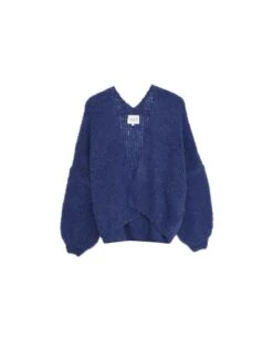 Gilet Daddy Bleu | Pulls & Cardigans Grace & Mila Femme -Vêtements Femme Soldes gilet daddy bleu pulls cardigans grace mila femme 4