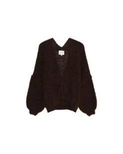 Gilet Daddy Chocolat | Pulls & Cardigans Grace & Mila Femme -Vêtements Femme Soldes gilet daddy chocolat pulls cardigans grace mila femme 4