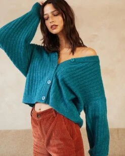 Gilet Dagny Vert | Pulls & Cardigans Grace & Mila Femme -Vêtements Femme Soldes gilet dagny vert pulls cardigans grace mila femme 2