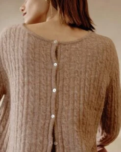 Gilet Damas Taupe | Pulls & Cardigans Grace & Mila Femme