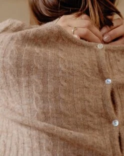 Gilet Damas Taupe | Pulls & Cardigans Grace & Mila Femme 11 Gilet Damas Taupe | Pulls & Cardigans Grace & Mila Femme -Vêtements Femme Soldes gilet damas taupe pulls cardigans grace mila femme 4