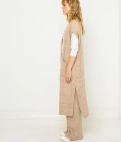 Gilet Long Ouvert Femme Smoke Gray | Pull, Gilets Camaieu Femme -Vêtements Femme Soldes gilet long ouvert femme smoke gray pull gilets camaieu femme 6