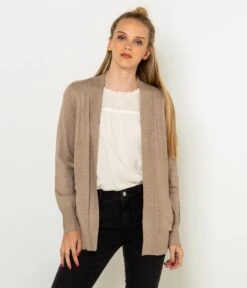 Gilet Ouvert Poches Femme Cobblestone | Pull, Gilets Camaieu Femme -Vêtements Femme Soldes gilet ouvert poches femme cobblestone pull gilets camaieu femme 2