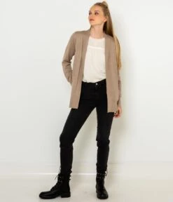 Gilet Ouvert Poches Femme Cobblestone | Pull, Gilets Camaieu Femme -Vêtements Femme Soldes gilet ouvert poches femme cobblestone pull gilets camaieu femme 4