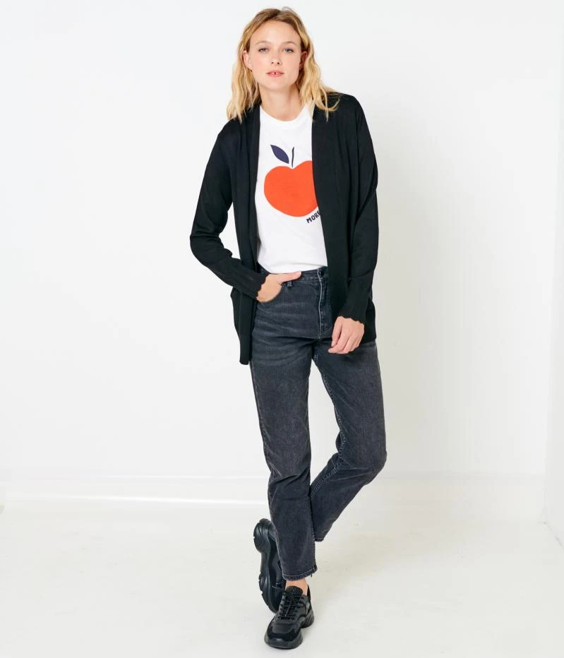 Gilet Ouvert Poches Femme Noir | Pull, Gilets Camaieu Femme 8 Gilet Ouvert Poches Femme Noir | Pull, Gilets Camaieu Femme – Image 6