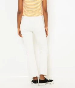 Jean Court Et Évasé Femme Blanc Cassé | Jeans Camaieu Femme -Vêtements Femme Soldes jean court et c3a9vasc3a9 femme blanc cassc3a9 jeans camaieu femme 3