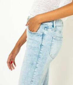 Jean Court Et Évasé Femme Triple Stone | Jeans Camaieu Femme