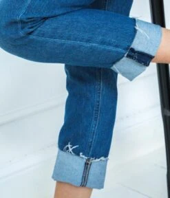 Jean Droit Brod Franc Femme Waterless Process Brut | Jeans Camaieu Femme -Vêtements Femme Soldes jean droit brod franc femme waterless process brut jeans camaieu femme 3