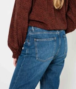 Jean Droit Brod Franc Femme Waterless Process Brut | Jeans Camaieu Femme -Vêtements Femme Soldes jean droit brod franc femme waterless process brut jeans camaieu femme 5