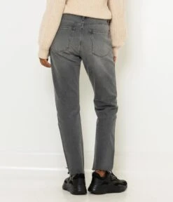 Jean Droit Brod Franc Femme Waterless Process Light Grey Used | Jeans Camaieu Femme -Vêtements Femme Soldes jean droit brod franc femme waterless process light grey used jeans camaieu femme 3