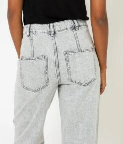 Jean Droit Femme Coton Bio Acid Grey | Jeans Camaieu Femme -Vêtements Femme Soldes jean droit femme coton bio acid grey jeans camaieu femme 5