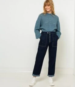 Jean Droit Femme Stone Used | Jeans Camaieu Femme -Vêtements Femme Soldes jean droit femme stone used jeans camaieu femme 4