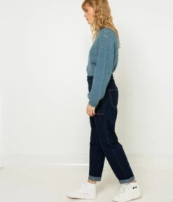 Jean Droit Femme Stone Used | Jeans Camaieu Femme -Vêtements Femme Soldes jean droit femme stone used jeans camaieu femme 6