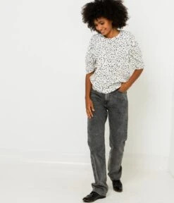 Jean Droit Femme Waterless Process Vintage Black | Jeans Camaieu Femme -Vêtements Femme Soldes jean droit femme waterless process vintage black jeans camaieu femme 6