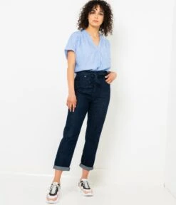 Jean Femme Chino Waterless Process Rinsed | Jeans Camaieu Femme -Vêtements Femme Soldes jean femme chino waterless process rinsed jeans camaieu femme 4