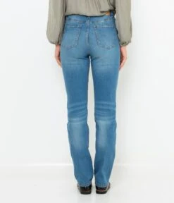 Jean Femme Coupe Droite Stone Used | Jeans Camaieu Femme -Vêtements Femme Soldes jean femme coupe droite stone used jeans camaieu femme 3