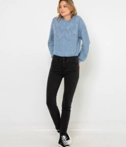 Jean Skinny Femme Push Up Coton Bio Waterless Process Black Clean | Jeans Camaieu Femme -Vêtements Femme Soldes jean skinny femme push up coton bio waterless process black clean jeans camaieu femme 4