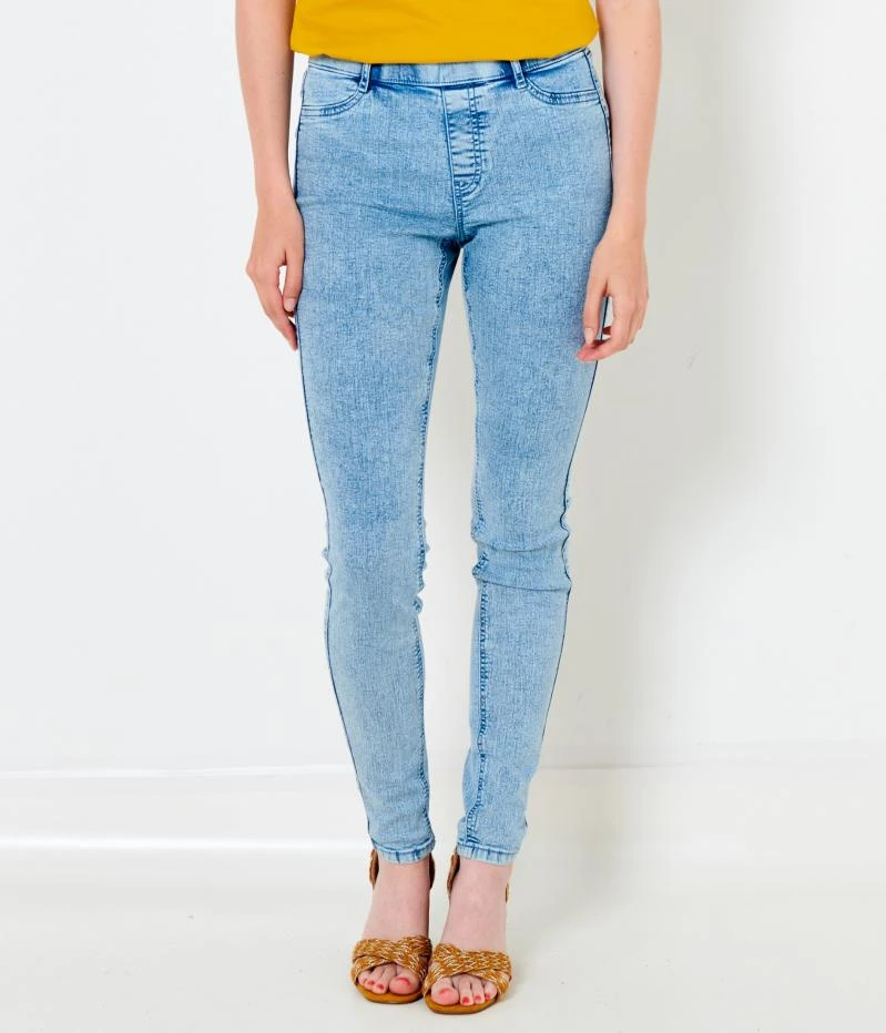 Jegging Femme Waterless Process Acid Blue | Jeans Camaieu Femme 4 Jegging Femme Waterless Process Acid Blue | Jeans Camaieu Femme – Image 2