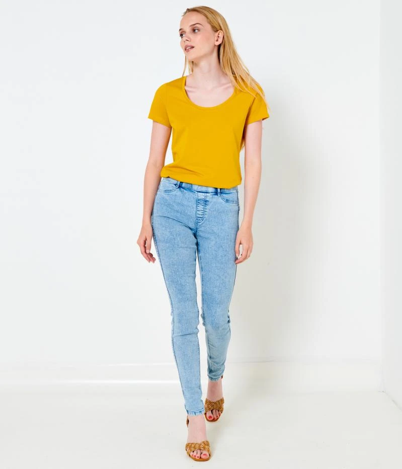 Jegging Femme Waterless Process Acid Blue | Jeans Camaieu Femme 6 Jegging Femme Waterless Process Acid Blue | Jeans Camaieu Femme – Image 4