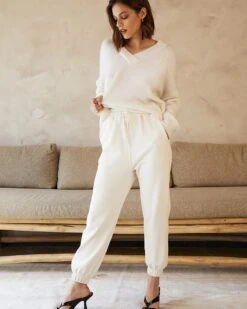 Jogging Dili Ecru | Pantalons Grace & Mila Femme -Vêtements Femme Soldes jogging dili ecru pantalons grace mila femme 4