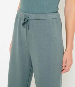 Jogging Large En Molleton Femme Balsam Green | Homewear Camaieu Femme