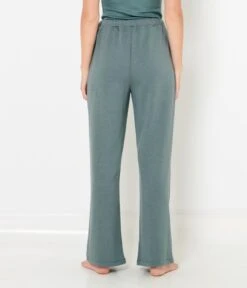 Jogging Large En Molleton Femme Balsam Green | Homewear Camaieu Femme -Vêtements Femme Soldes jogging large en molleton femme balsam green homewear camaieu femme 3