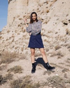 Jupe Candide Marine | Jupes & Shorts Grace & Mila Femme