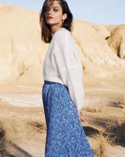 Jupe Chance Bleu | Jupes & Shorts Grace & Mila Femme -Vêtements Femme Soldes jupe chance bleu jupes shorts grace mila femme 3