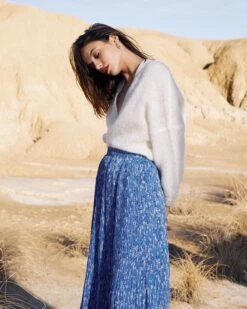 Jupe Chance Bleu | Jupes & Shorts Grace & Mila Femme -Vêtements Femme Soldes jupe chance bleu jupes shorts grace mila femme 4