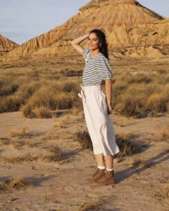 Vêtements Femme Soldes -Vêtements Femme Soldes jupe charonne beige jupes shorts grace mila femme 2