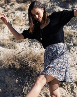 Jupe Cindy Noir | Jupes & Shorts Grace & Mila Femme