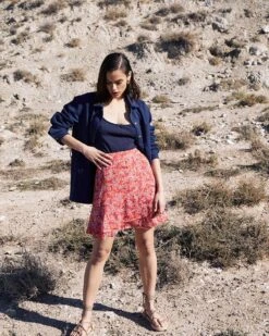 Jupe Cindy Rouge | Jupes & Shorts Grace & Mila Femme -Vêtements Femme Soldes jupe cindy rouge jupes shorts grace mila femme 2