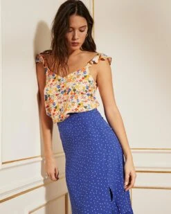 Jupe Citronnade Bleu | Jupes & Shorts Grace & Mila Femme -Vêtements Femme Soldes jupe citronnade bleu jupes shorts grace mila femme 4