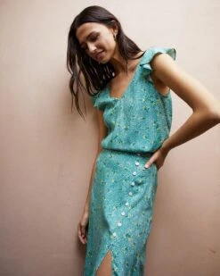 Jupe Claudie Vert | Jupes & Shorts Grace & Mila Femme -Vêtements Femme Soldes jupe claudie vert jupes shorts grace mila femme 2