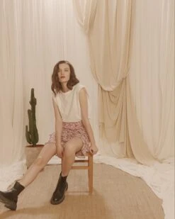 Jupe Cleo Violet | Jupes & Shorts Grace & Mila Femme -Vêtements Femme Soldes jupe cleo violet jupes shorts grace mila femme 2