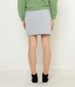 Jupe Courte Effet Matelassé Gris Clair Chine | Jupes Camaieu Femme -Vêtements Femme Soldes jupe courte effet matelassc3a9 gris clair chine jupes camaieu femme 3