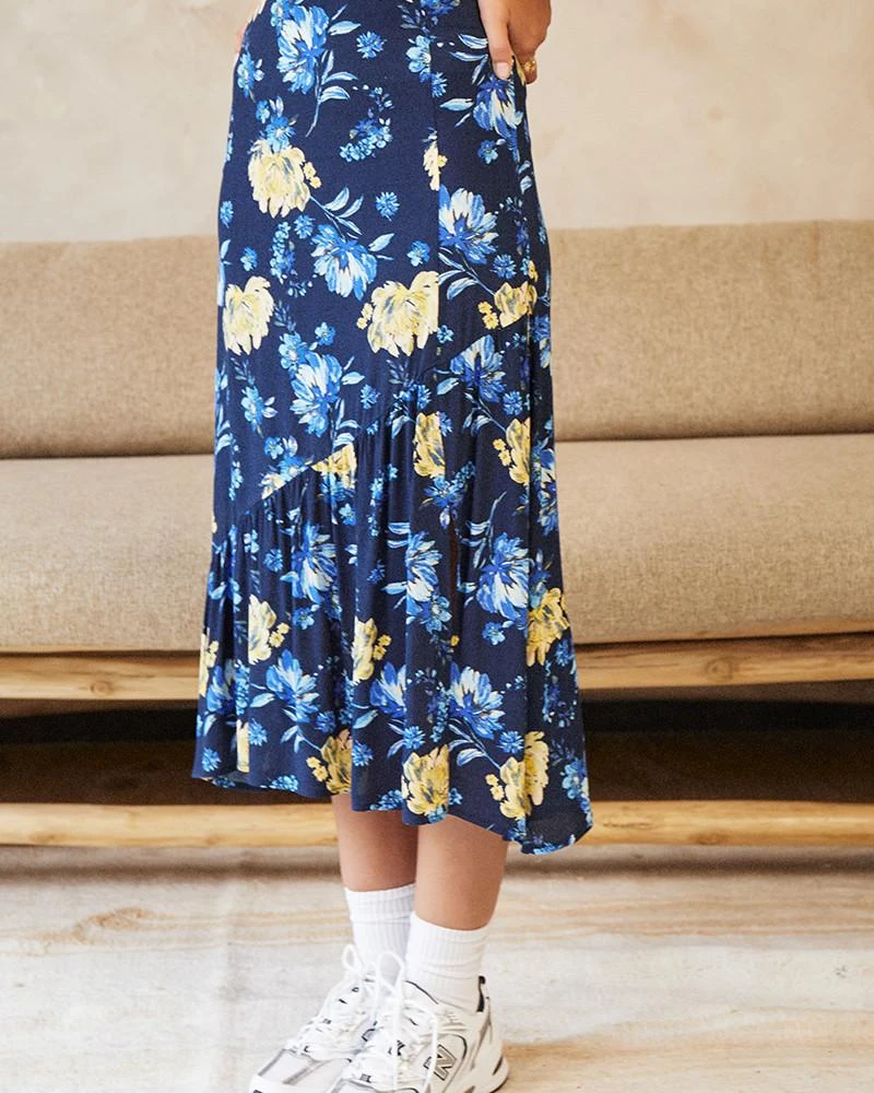 Jupe Delmar Marine | Jupes & Shorts Grace & Mila Femme 3 Jupe Delmar Marine | Jupes & Shorts Grace & Mila Femme