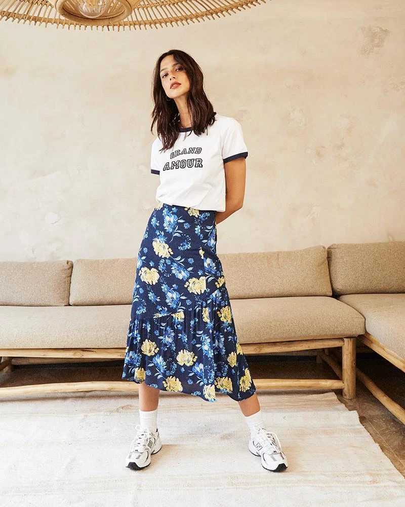 Jupe Delmar Marine | Jupes & Shorts Grace & Mila Femme 4 Jupe Delmar Marine | Jupes & Shorts Grace & Mila Femme – Image 2