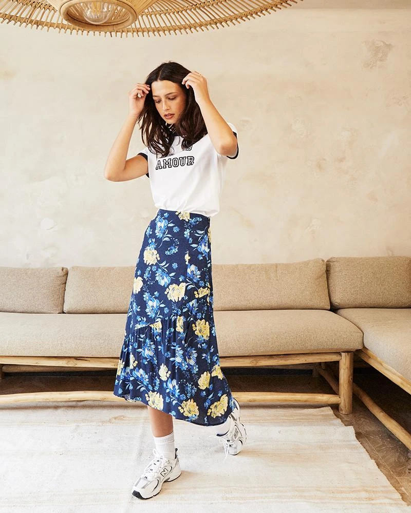 Jupe Delmar Marine | Jupes & Shorts Grace & Mila Femme 5 Jupe Delmar Marine | Jupes & Shorts Grace & Mila Femme – Image 3