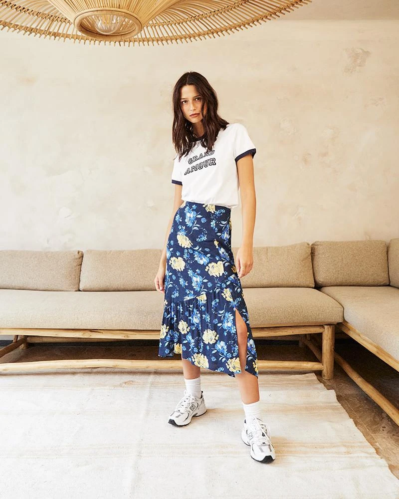 Jupe Delmar Marine | Jupes & Shorts Grace & Mila Femme 6 Jupe Delmar Marine | Jupes & Shorts Grace & Mila Femme – Image 4