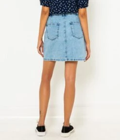 Jupe Denim Zippée Femme Waterless Process Double Stone | Jupes Camaieu Femme -Vêtements Femme Soldes jupe denim zippc3a9e femme waterless process double stone jupes camaieu femme 3
