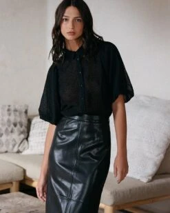 Jupe Dune Noir | Jupes & Shorts Grace & Mila Femme -Vêtements Femme Soldes jupe dune noir jupes shorts grace mila femme 4